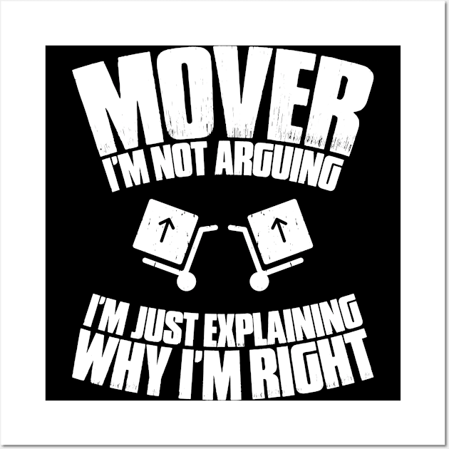 Mover Moving Furniture Mover Remover Removalist Wall Art by Krautshirts